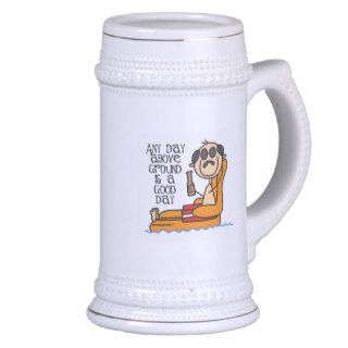 Above Ground Funny Beer Stein Mugs
