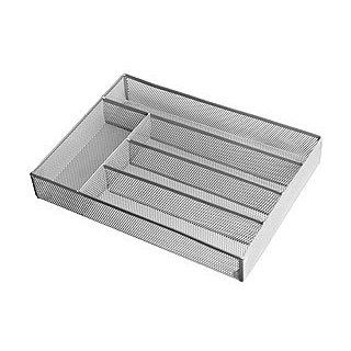 Mesh 5 part In drawer Cutlery Organizer Large 16 X 11 X 2 Inches   Utensil Organizers