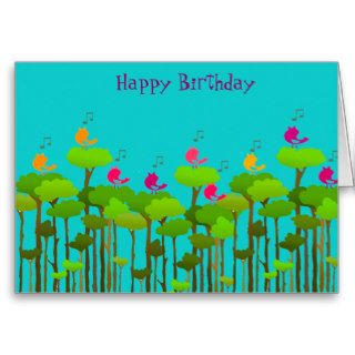 Happy Birthday Chorus Greeting Cards