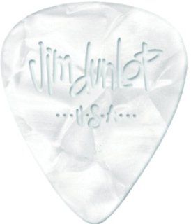 Dunlop 483R04XH White Pearloid Classic Celluloid Extra Heavy Guitar Picks, 72 Pack Musical Instruments