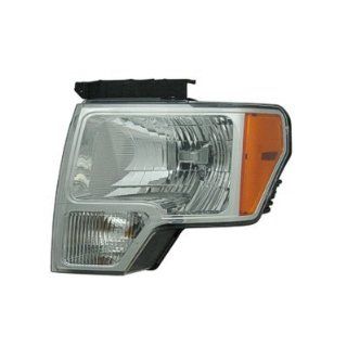 DRIVER SIDE HEADLIGHT Ford F 150, Ford F 250, Ford F 350, Ford F 450 HEAD LIGHT ASSEMBLY; WITH ALUMINUM BEZEL; TO 3/1/09; Automotive