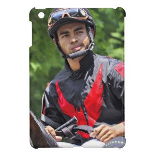 Young Jockey Sensation "Luis Saez" at Saratoga iPad Mini Cover