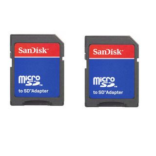 Sandisk MicroSD & MicroSDHC to SD Adapter (Pack of 2) SanDisk Micro SD Cards