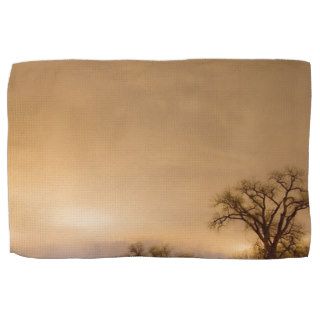 Country Dirt Road Into The Storm Kitchen Towels