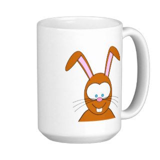 Cartoon Bunny Rabbit Face Mug