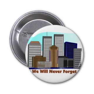 Twin towers we will never forget 911 pins