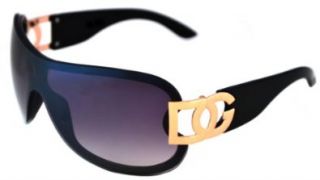 Sunglasses DG Eyewear Women's Oversized Rimless 485 Black Silver Shoes