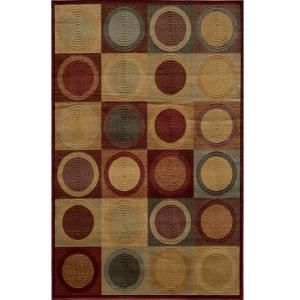Momeni Marvelous Red 5 ft. 3 in. x 7 ft. 6 in. Area Rug DR 06