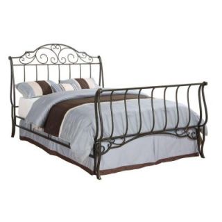 HomeSullivan Full Size Sleigh Metal Bed 40779B211C[BED]