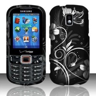 [The Three Knights] for Samsung Intensity 3 U485 (Verizon) Rubberized Design Cover   White Flowers Cell Phones & Accessories