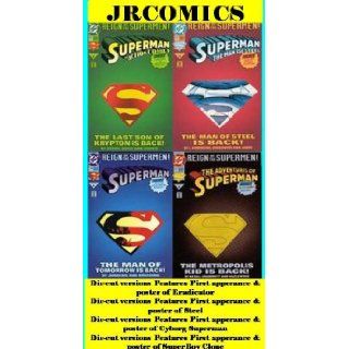 The Adventures of Superman   Reign of the Supermen   4 Pack   Includes 687 the Last Son of Krypton Is Back, 22 the Man of Steel Is Back, 78 the Man of Tomorrow Is Back and 501 the Metropolis Kid Is Back (Superman Action Comics) Roger Stern, L. Simonson,