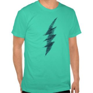 Scribble Lightning Bolt Tee Shirts