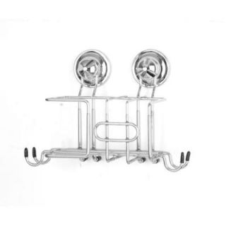 EverLoc Kitchen Sink Organizer in Chrome with Suction Cup Application EL 10242