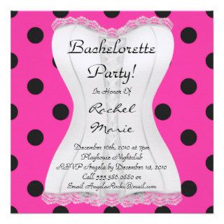 CUTE Bachelorette Party Design Personalized Invite
