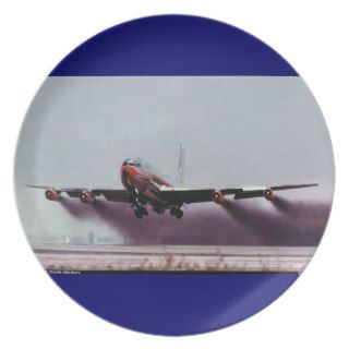 boeing 707 party plate