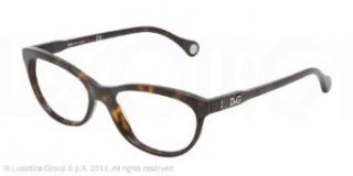 D&G Eyeglasses DD 1245 502 Havana 51MM Clothing