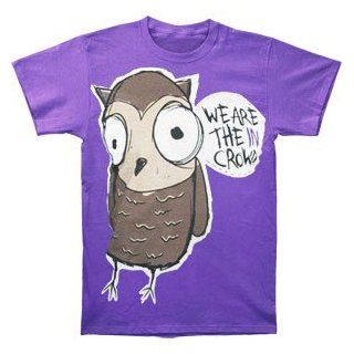 We Are The In Crowd Owl Purple T shirt Medium Youth Clothing