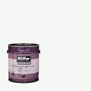 BEHR Premium Plus Ultra 1 Gal. No.UL260 14 Ceiling Tinted to Ultra Pure White Interior Paint 555801