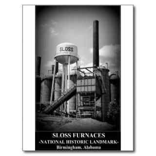 SLOSS FURNACES   National Historic Landmark Post Cards
