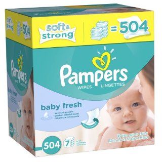 Pampers Softcare Baby Fresh Wipes 7x box, 504 Count Health & Personal Care