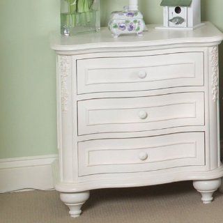 Reflections 3 Drawer Nightstand   Distressed Night Stands