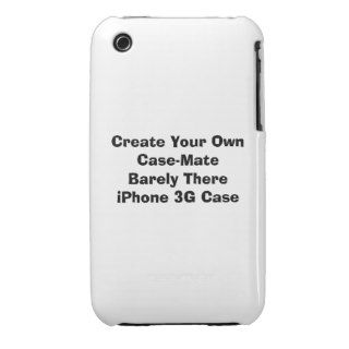 Create Case Mate Barely There iPhone 3G iPhone 3 Case Mate Case