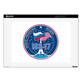 ISS Crews  Expedition 17 Decals For 15" Laptops