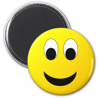 Shy Smiley Face Magnet