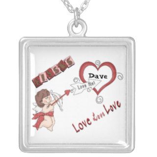 Cupids Love Personalized Necklace