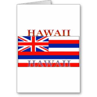 Hawaii Hawaiian State Flag Greeting Card