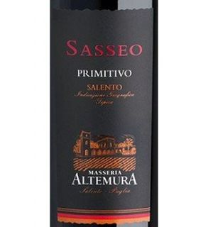 Masseria Altemura Primitivo Salento Sasseo 2010 750ML Wine