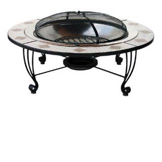 UniFlame Endless Summer WAD506AS 45 Inch Outdoor Firebowl, Grey Finish  Fire Pits  Patio, Lawn & Garden