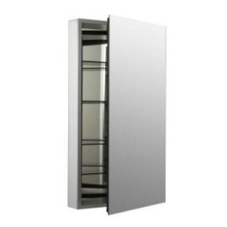 KOHLER Catalan Mirrored Cabinet with 107 Degree Hinge in Satin Anodized Aluminum K 2918 PG SAA