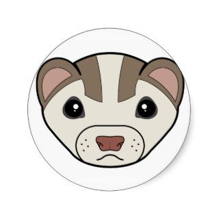 Blaze Champagne Ferret Sticker