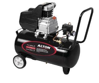 Alton AT1205 11 Portable 11 Gallon Horizontal Tank Oil Lube Air Compressor   Hot Dog Tank Air Compressors  