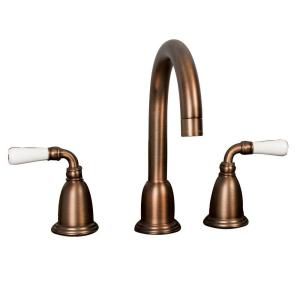 Barclay Products Marcel 8 in. Widespread 2 Handle High Arc Bathroom Faucet in Oil Rubbed Bronze DISCONTINUED I1410 PL ORB