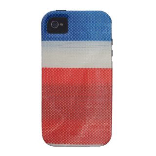 Hong Kong Vintage Red White Blue Strips Case For The iPhone 4