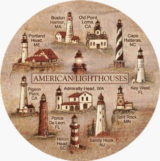 Lighthouses Coaster (Set of 4) Thirstystone Lighthouse Kitchen & Dining