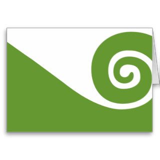 Koru, New Zealand Card