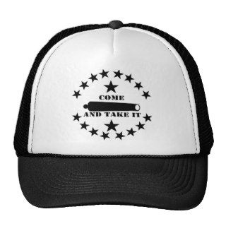 Cannon Come And Take It 2nd Amendment Mesh Hats