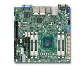 Supermicro Atom C2758 32G DDR3 PCIE SATA USB MiniITX Retail Mini ITX DDR3 1333 NA Motherboards MBD A1SRI 2758F O Computers & Accessories