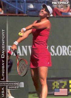 2003 NetPro International Series Tennis #16 Lindsay Davenport RC Trading Card Sports Collectibles