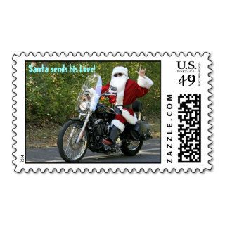 Santa sends his Love Postage Stamps