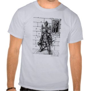 End of the King surreal pen ink art t shirt