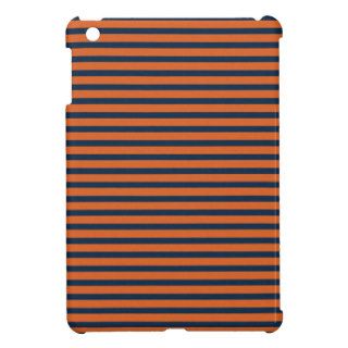 Navy Blue and Burnt Orange Design for Him iPad Mini Case