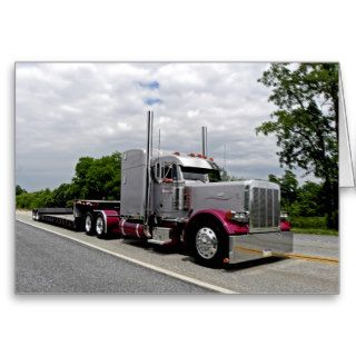 A Horning's Peterbilt 379 Greeting Cards