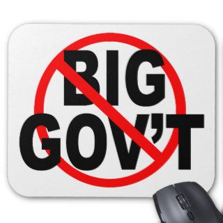 No More Big Government mousepad