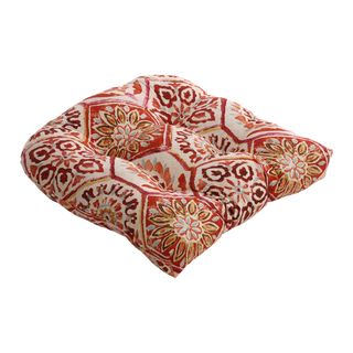 Summer Breeze Chair Cushion in Crimson Pillow Perfect Chair Pads