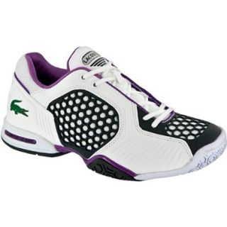 Lacoste Repel 2 Womens Tennis Shoes White/Dark Blue/Purple 7 Shoes