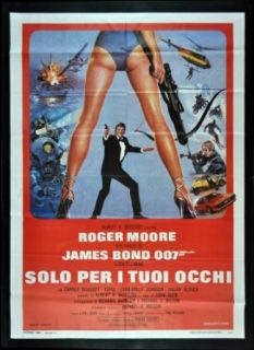 FOR YOUR EYES ONLY ITALIAN MOVIE POSTER 1981 JAMES BOND Entertainment Collectibles